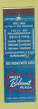 Matchbook Cover - Hotel Belmont Plaza New York City