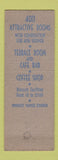Matchbook Cover - Hotel Concourse Plaza New York City