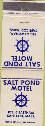 Matchbook Cover - Salt Pond Motel Cape Cod MA