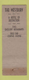 Matchbook Cover - Westbury New York City Hotel