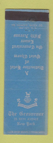 Matchbook Cover - Grosvenor Hotel New York City