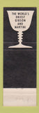 Matchbook Cover - Gibson Cafe New York City WEAR