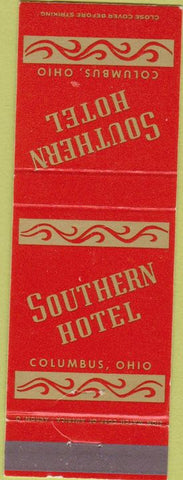 Matchbook Cover - Southern Hotel Columbus OH