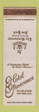 Matchbook Cover - Hotel Grosvenor New York City WORN