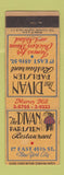 Matchbook Cover - Divan Parisien French Restaurant New York City WORN