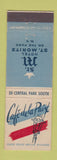 Matchbook Cover - Hotel St Moritz New York City Cafe de la Paix