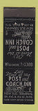Matchbook Cover - Post and Coach New York CIty