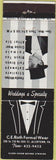 Matchbook Cover - CE Roth Formal Wear Allentown PA