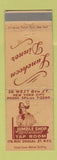 Matchbook Cover - Jumble Shop Restaurant New York City WORN