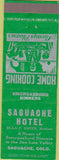 Matchbook Cover - Saguache Hotel CO