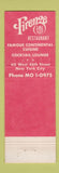 Matchbook Cover - Firenze Restaurant New York City #1