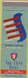 Matchbook Cover - Van Cleve Hotel Dayton OH