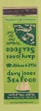 Matchbook Cover - Davy Jones Seafood New York City WEAR