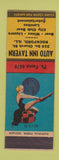 Matchbook Cover - Auto Inn Tavern Rockford IL pinup SAMPLE