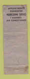 Matchbook Cover - National Barber Shop Kansas City MO TORN POOR