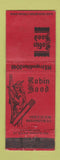 Matchbook Cover - Robin Hood Restaurant Washington DC WORN