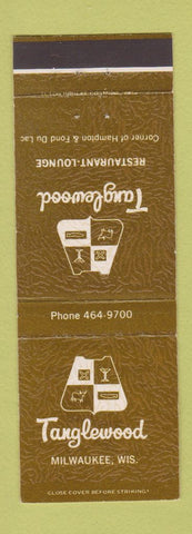 Matchbook Cover - Tanglewood Milwaukee WI restaurant
