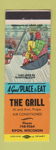 Matchbook Cover - The Grill Ripon WI