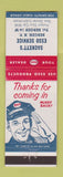 Matchbook Cover - Esso oil gas Sackett's Bergen NY