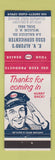 Matchbook Cover - Esso oil gas EV Alford's Wilson NC