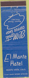 Matchbook Cover - El Monte Hotel Monte Vista CO