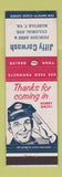 Matchbook Cover - Esso oil gas Jiffy Carwash Norfolk VA