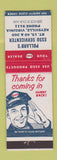 Matchbook Cover - Esso oil gas Pollard's Keysville VA