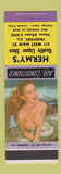 Matchbook Cover - Hermy's Liquor Freeport IL pinup