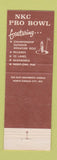 Matchbook Cover - NKC Bowling North Kansas City MO