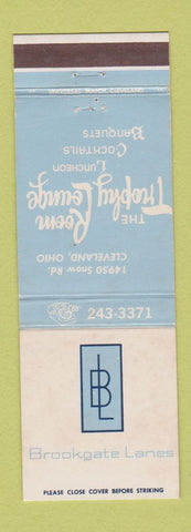 Matchbook Cover - Brookgate Lanes bowling Cleveland OH