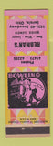 Matchbook Cover - Rebman's Bowling Lorain OH