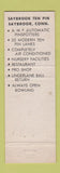 Matchbook Cover - Saybrook Ten Pin Bowling Saybrook CT AMF