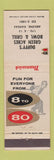 Matchbook Cover - Duffy's Green Acres Bowling Abilene KS Brunswick