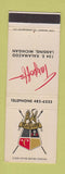 Matchbook Cover - Tarpoffs Lansing MI