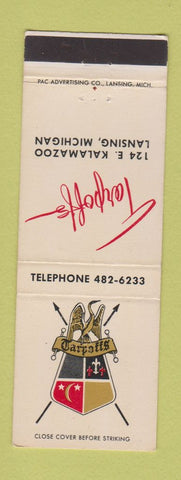 Matchbook Cover - Tarpoffs Lansing MI