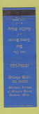 Matchbook Cover - Otsego Hotel Jackson MI WEAR