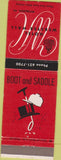 Matchbook Cover - Hotel Webster Hall Pittsburgh PA