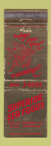 Matchbook Cover - Superior Seafood Flint MI WEAR