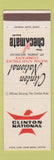 Matchbook Cover - Clinton National Bank St Johns MI