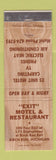 Matchbook Cover - Exit Motel Restaurnt Birch Run MI WEAR