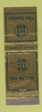 Matchbook Cover - The Recess Detroit MI Fisher Building WEAR