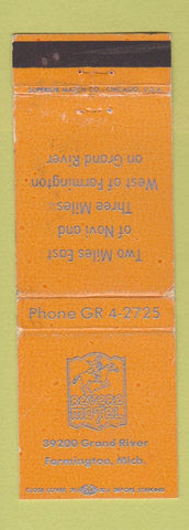 Matchbook Cover - Revere Motel Farmington MI WORN