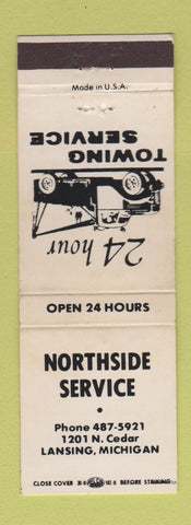 Matchbook Cover - Northside Service Towing Lansing MI WEAR