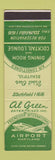 Matchbook Cover - Al green Airport Restaurant Baltimore? MD