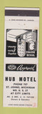 Matchbook Cover - Hub Motel St Johns MI WEAR