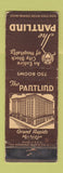 Matchbook Cover - Pantlind Hotel Grand Rapids MI WORN