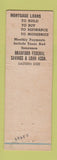 Matchbook Cover - Bradford Federal Savings and Loan Baltimore MD WEAR