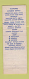 Matchbook Cover - Farmers and Mechanics Bank Frederick MD WEAR
