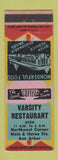 Matchbook Cover - Varsity Restaurant Ann Arbor MI