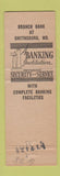 Matchbook Cover - Farmers and Merchants Bank Hagerstown MD